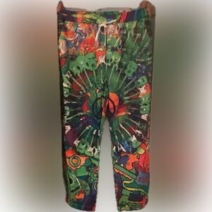 Mens Guitar Funky Hippie Band Lounge Pants Size Large